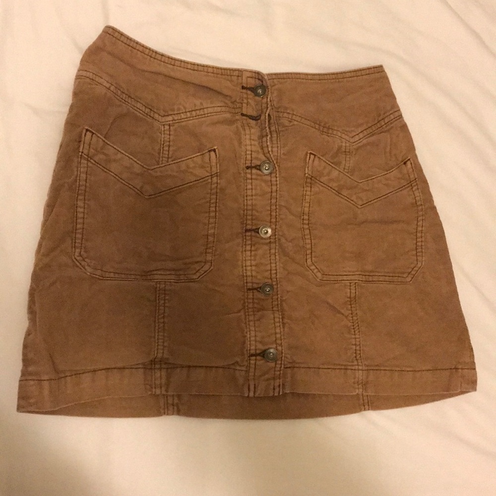 Free People Corduroy skirt